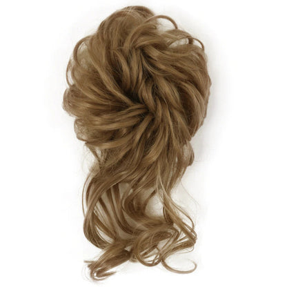 Skorter | Curly And Messy Hair Bun Scrunchie Extension Wigs (New)