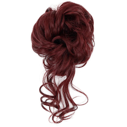 Skorter | Curly And Messy Hair Bun Scrunchie Extension Wigs (New)