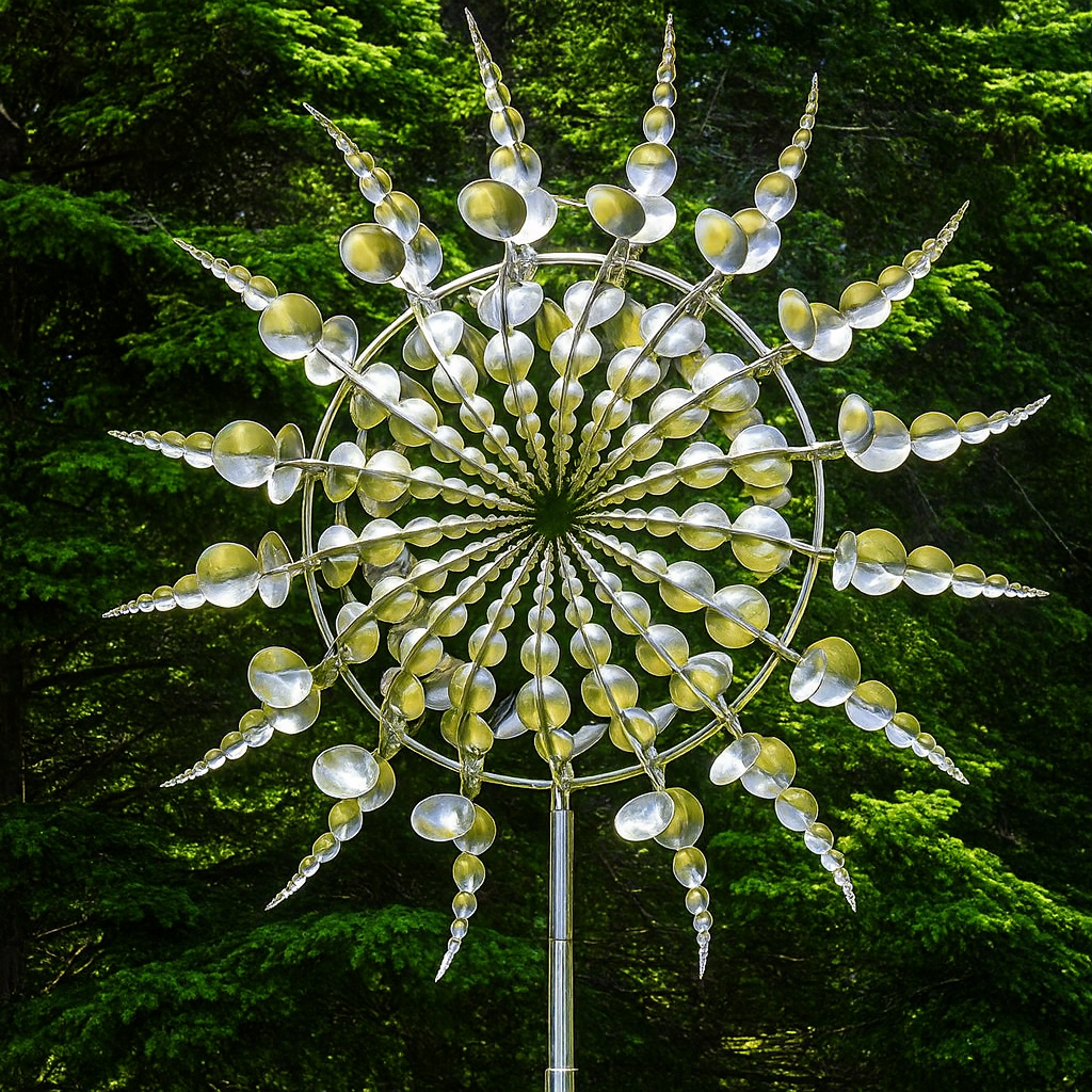 Skorter | Artistic Metal Wind Spinner with Gentle Rotation