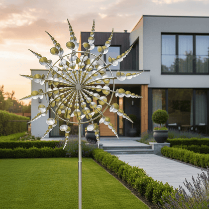 Skorter | Artistic Metal Wind Spinner with Gentle Rotation