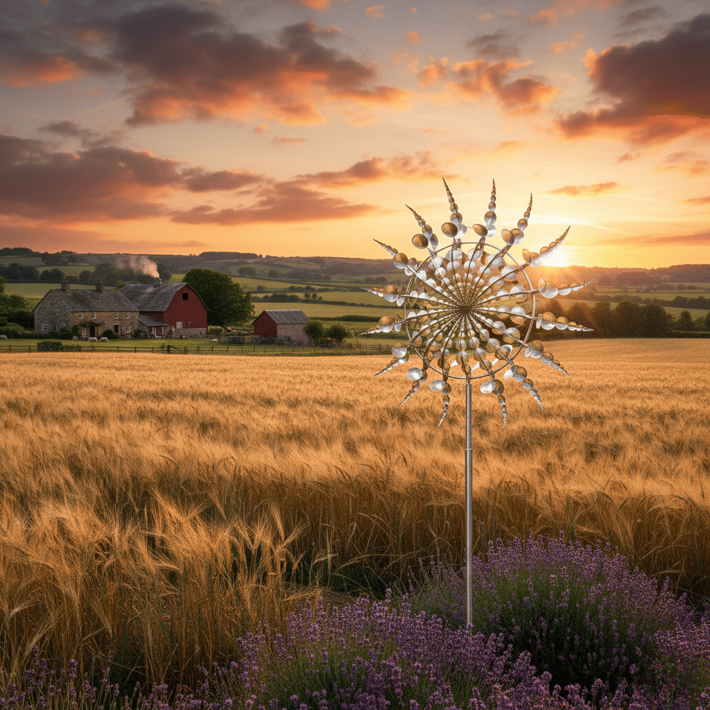 Skorter | Artistic Metal Wind Spinner with Gentle Rotation