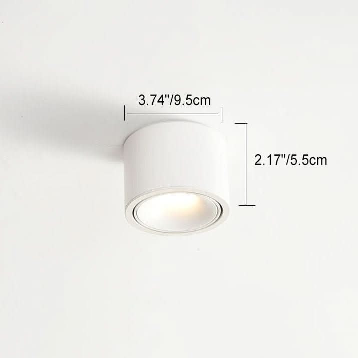 Skorter | Minimalistic LED Ceiling Light with Adjustable Spotlight