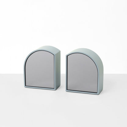 Skorter | Archie Mirror Bookends - Blue