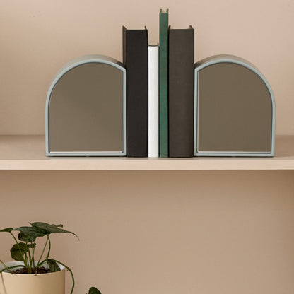 Skorter | Archie Mirror Bookends - Blue
