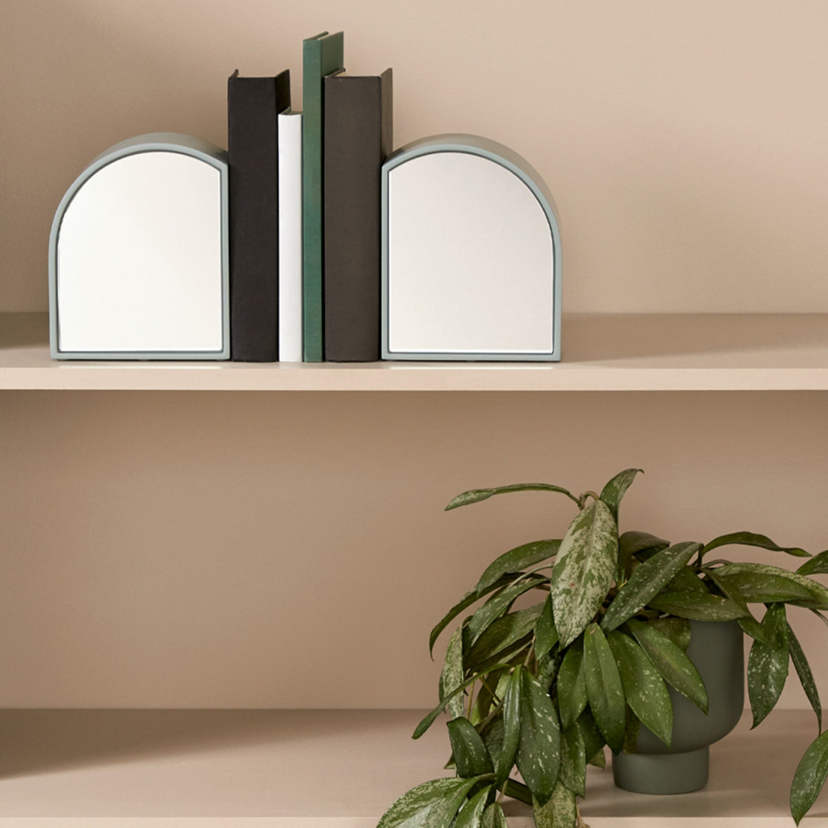 Skorter | Archie Mirror Bookends - Blue
