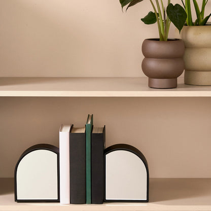 Skorter | Archie Mirror Bookends - Black