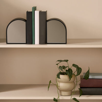 Skorter | Archie Mirror Bookends - Black