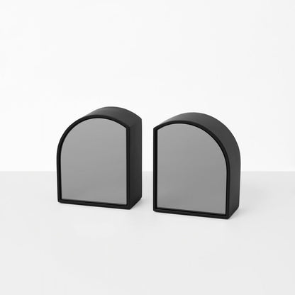 Skorter | Archie Mirror Bookends - Black
