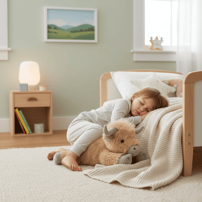 Skorter | Cozy Highland Cattle Plush Toy for Kids and Adults