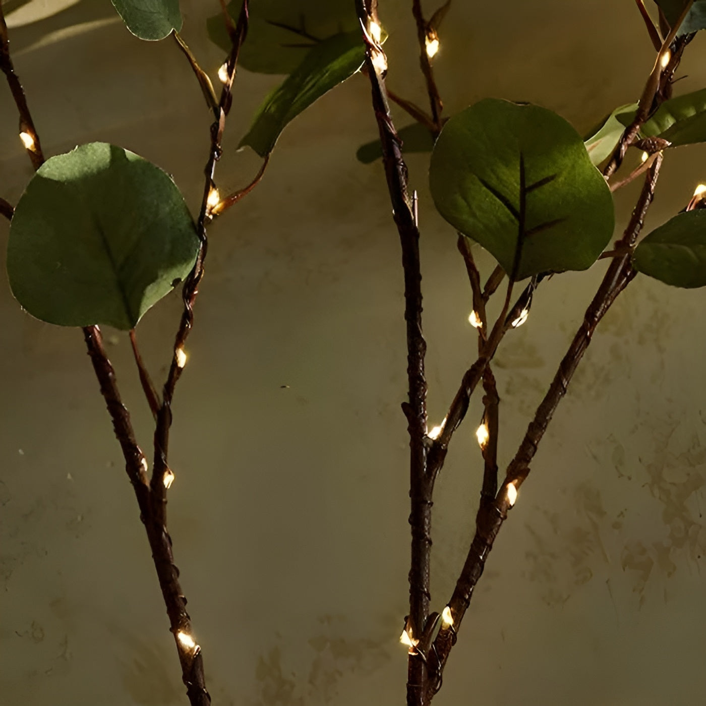 Skorter | EverLeaf Light – Natural Olive Branch LED Lamp for Atmospheric Lighting