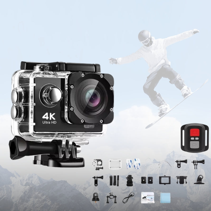 Skorter | Ultra HD Sport Pro Camera - Wifi Enabled and Waterproof for Vlogging and Outdoor Sports