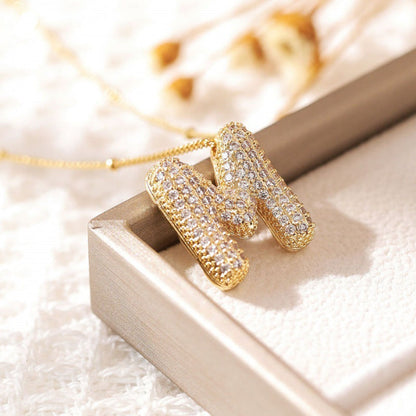 Skorter | Alphabet-Diamond-Pendant-Necklace