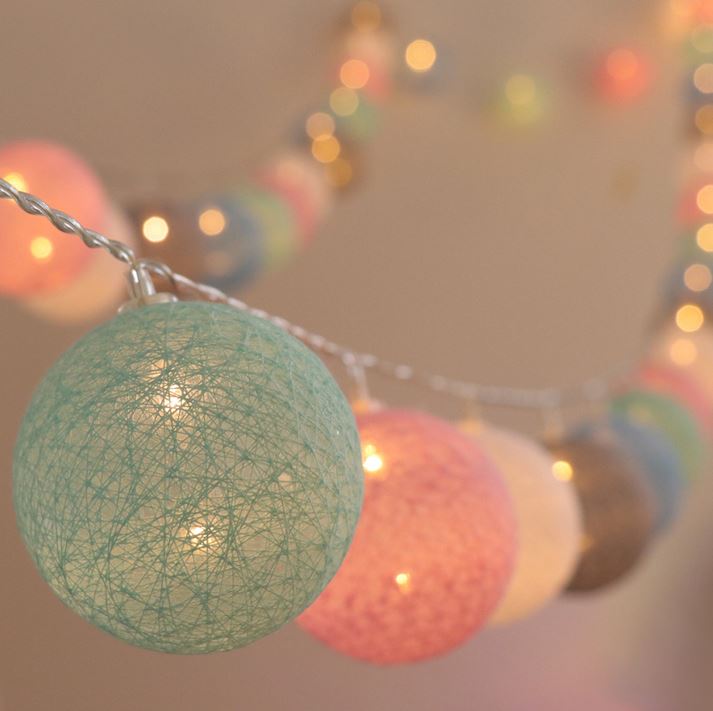Skorter | Royallure Cotton Balloon String Lights – Cozy Decoration for Home & Celebrations