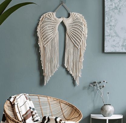 Skorter | Angel Wings Macrame Hanging Wall Decoration
