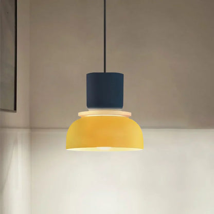 Skorter | Nordic Color Block Pendant Light Fixture - Modern Hanging Lamp for Kitchen & Dining Room