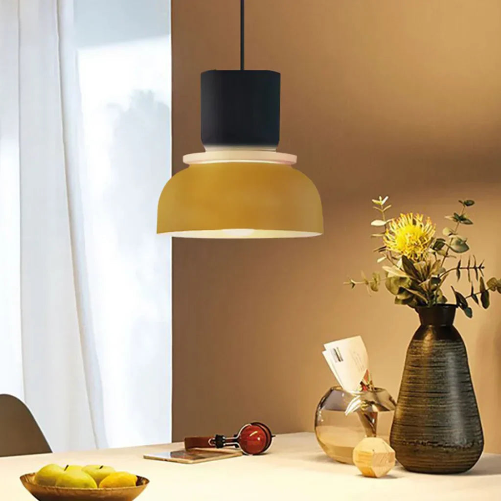 Skorter | Nordic Color Block Pendant Light Fixture - Modern Hanging Lamp for Kitchen & Dining Room