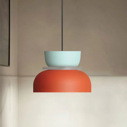 Skorter | Nordic Color Block Pendant Light Fixture - Modern Hanging Lamp for Kitchen & Dining Room