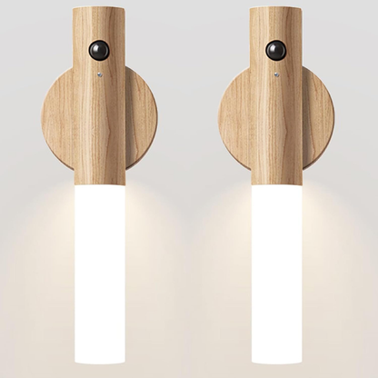 Skorter | Magnetic Wooden Wall Lamp