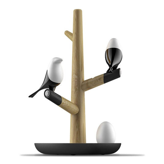Skorter | Magpie Bird USB Charger Night Light Intelligent Vibration Induction LED Desk Lamp Small Egg LED Light Home Decor Lamp Gifts