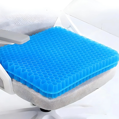 Skorter | Cooling Gel Seat Cushion | Breathable, Flexible & Pain Relief for Office Chairs, Cars, and Home Use
