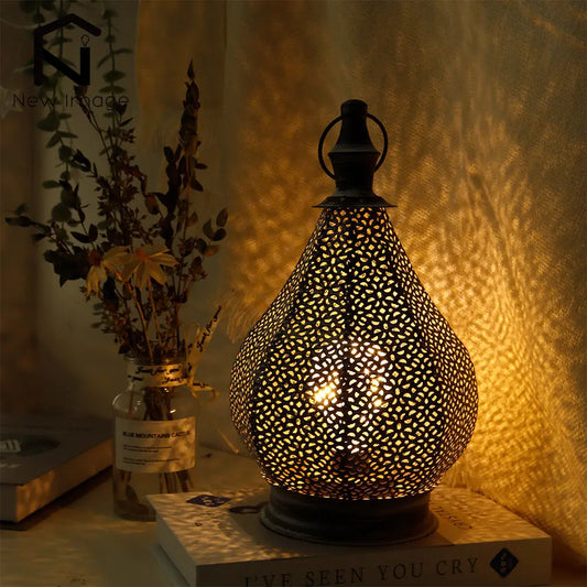 Skorter | BohoGlow – Eastern Table Lamp in Vintage Style