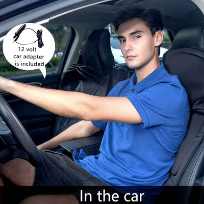 Skorter | 8-Mode Heated Massage Chair Pad for Back, Neck & Full-Body Relaxation – Perfect for Car & Home