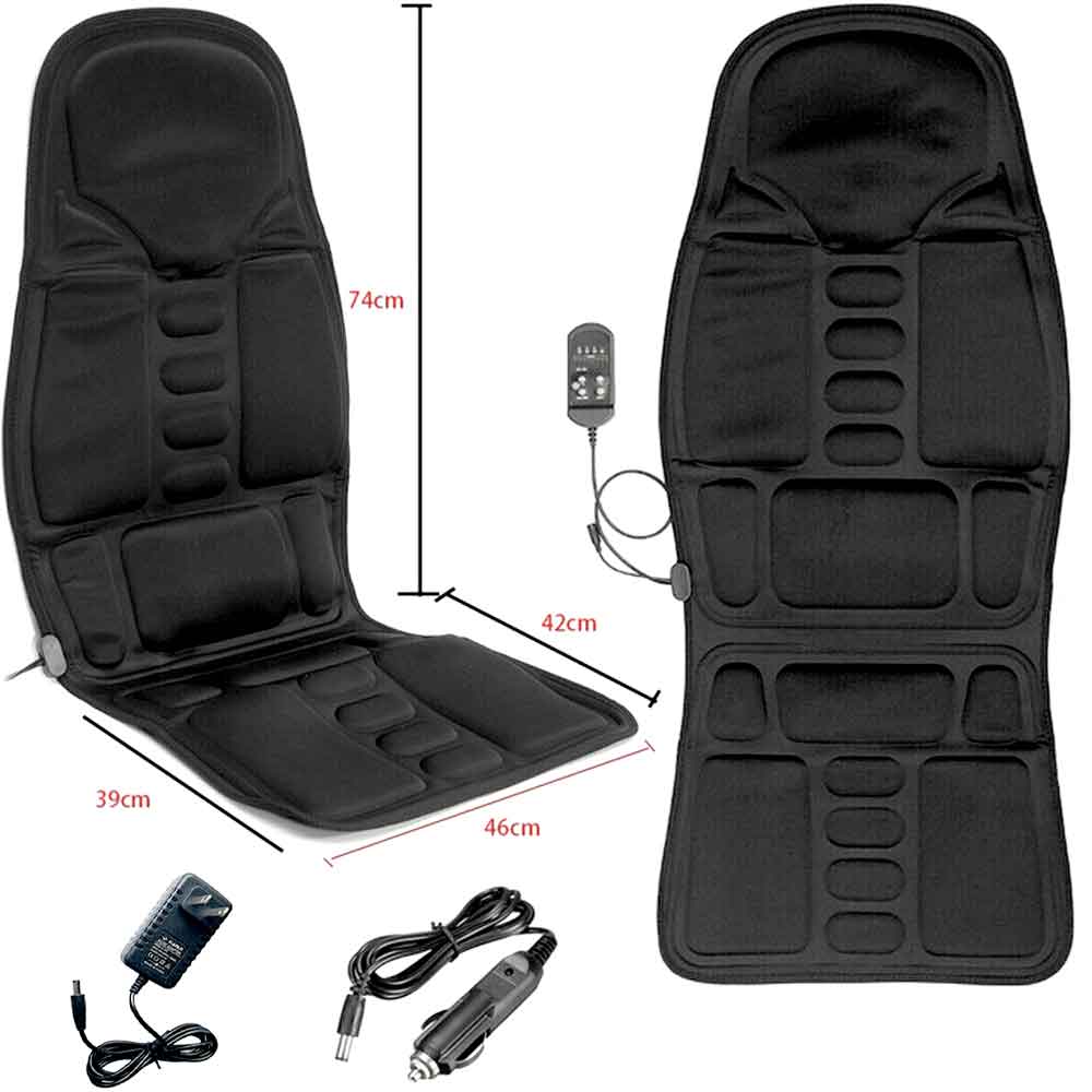 Skorter | 8-Mode Heated Massage Chair Pad for Back, Neck & Full-Body Relaxation – Perfect for Car & Home