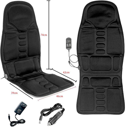 Skorter | 8-Mode Heated Massage Chair Pad for Back, Neck & Full-Body Relaxation – Perfect for Car & Home