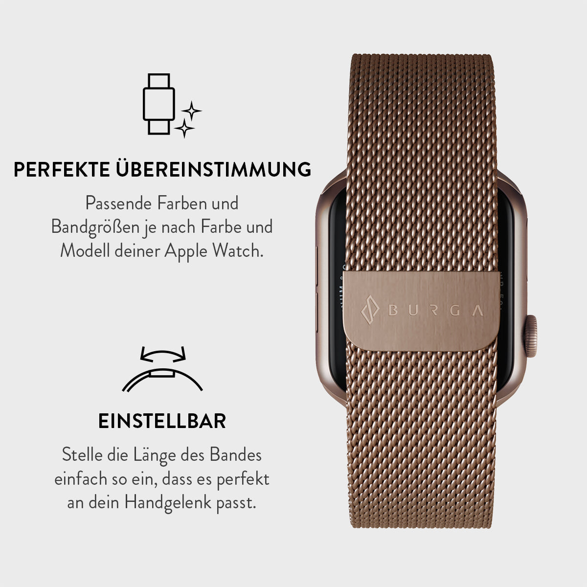 Skorter | Apple Watch Band - Metal Mesh