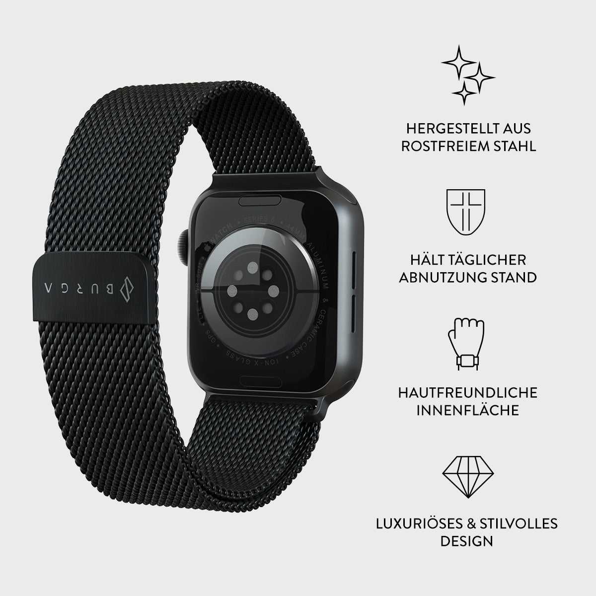 Skorter | Apple Watch Band - Metal Mesh