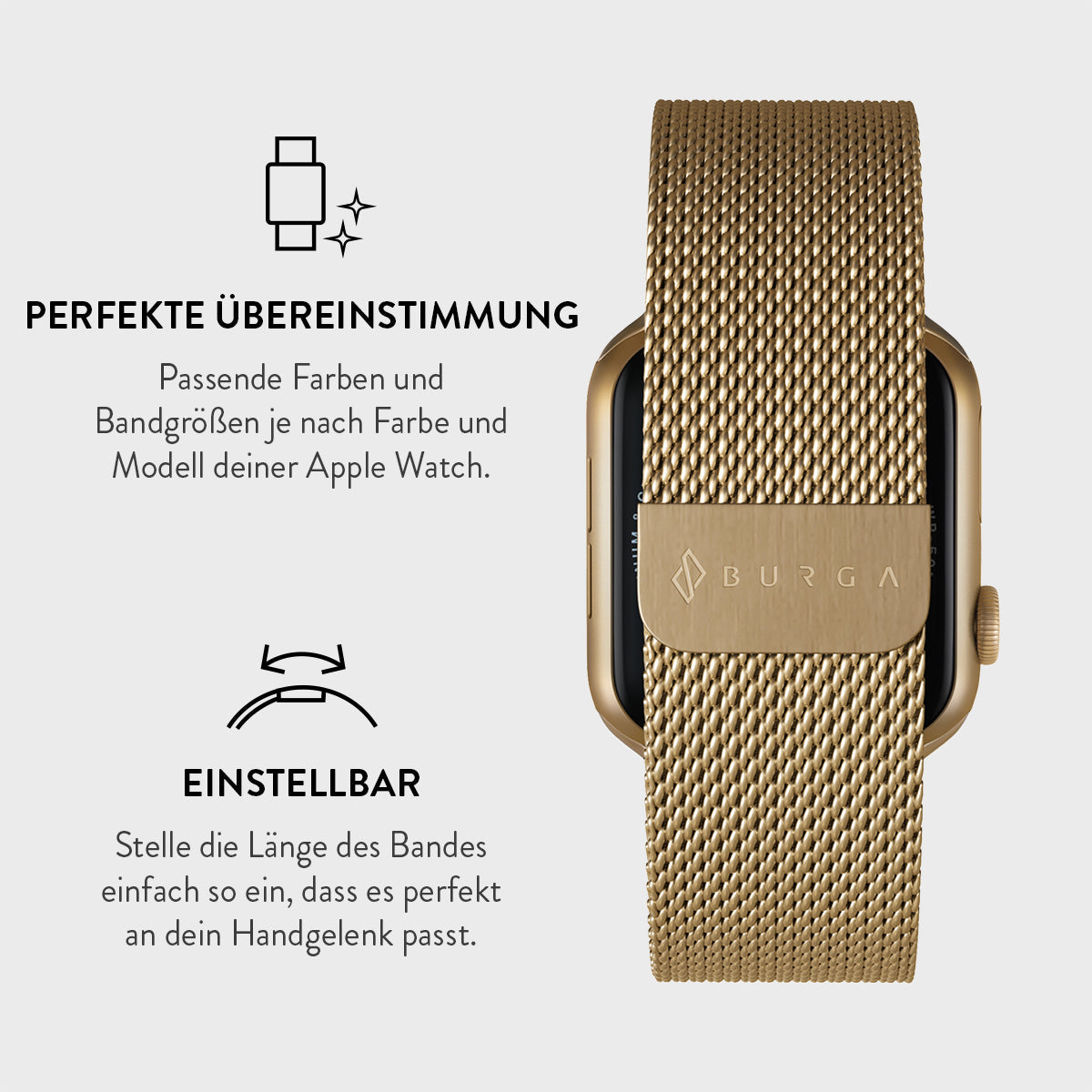 Skorter | Apple Watch Band - Metal Mesh