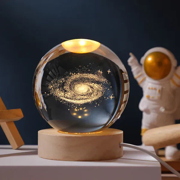 Skorter | SolarSphere – Crystal Solar System with LED Lighting | Educational & Decorative Gift
