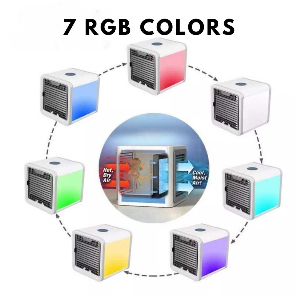 Skorter | Air Small Portable Air Conditioner Miniature Air Cooler AC 550ml Water Tank