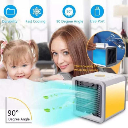 Skorter | Air Small Portable Air Conditioner Miniature Air Cooler AC 550ml Water Tank