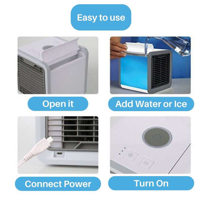 Skorter | Air Small Portable Air Conditioner Miniature Air Cooler AC 550ml Water Tank