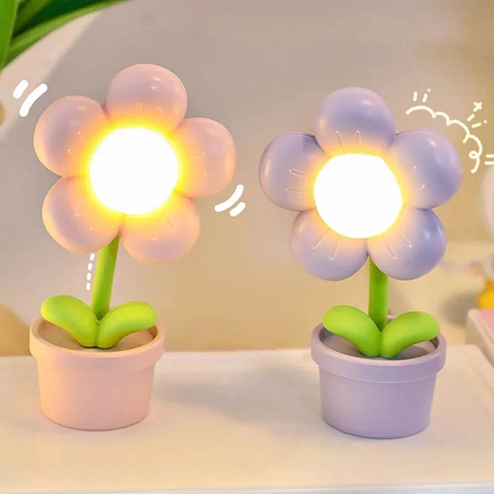 Skorter | BloomAura – Elegant Petite Flower Table Lamp for Soft Lighting