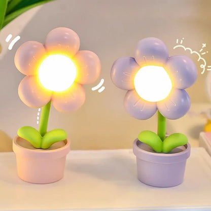 Skorter | BloomAura – Elegant Petite Flower Table Lamp for Soft Lighting