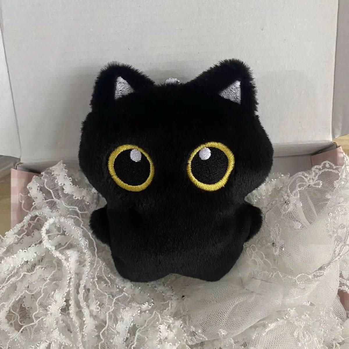 Skorter | Black Plush Kitten 10 cm for Children
