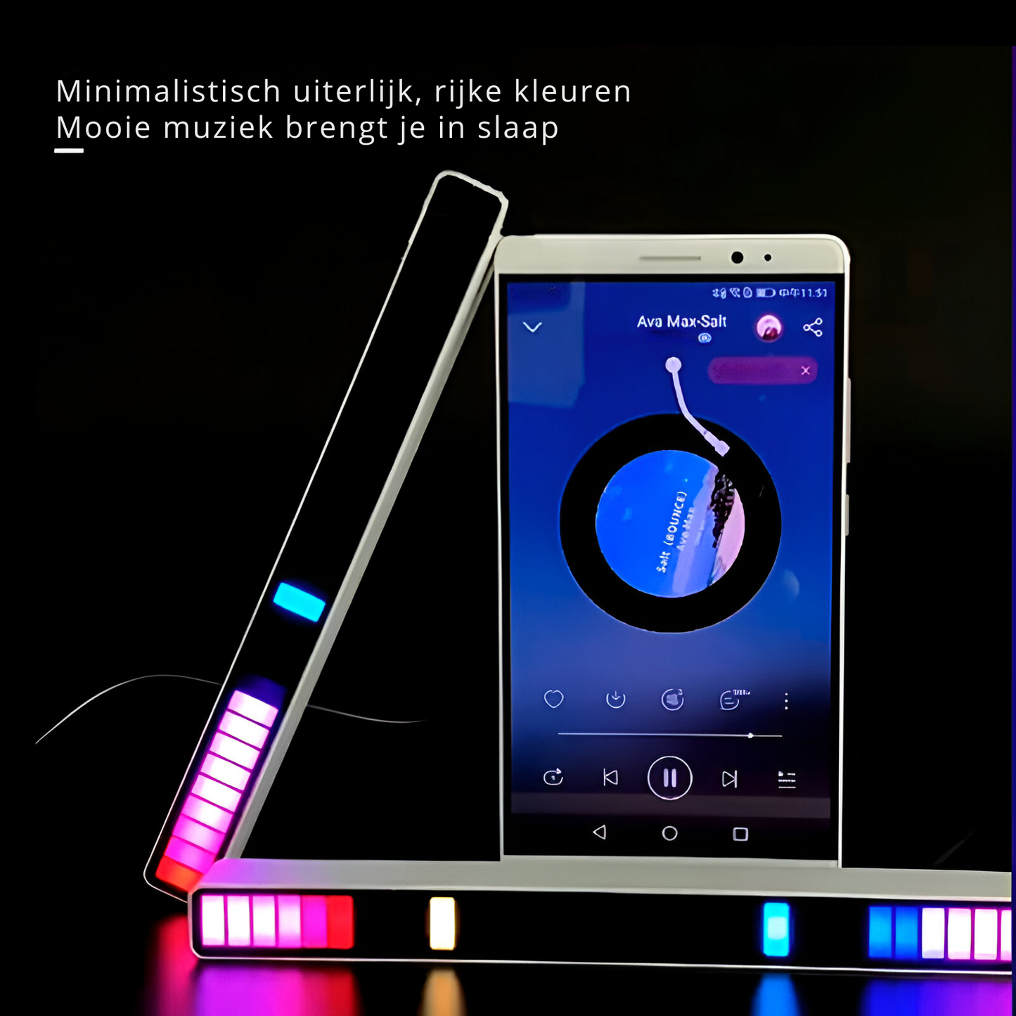 Skorter | Smart Sound-Activated RGB Light Bar | Music Sync LED Ambient Lighting