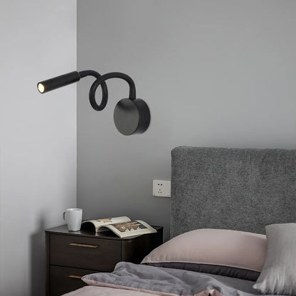 Skorter | SleekGlow – Minimalist LED Reading Wall Lamp with Adjustable Arm