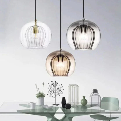 Skorter | TimberGlow - Modern Glass Pendant Light