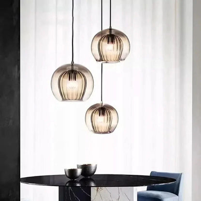 Skorter | TimberGlow - Modern Glass Pendant Light