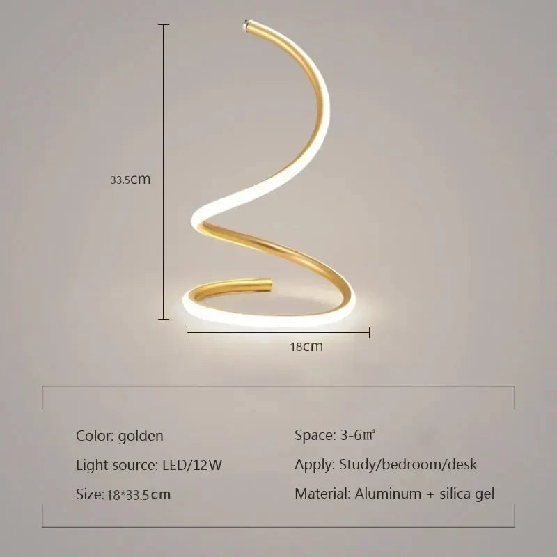 Skorter | GlowStream - Modern LED Table Lamp
