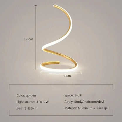Skorter | GlowStream - Modern LED Table Lamp