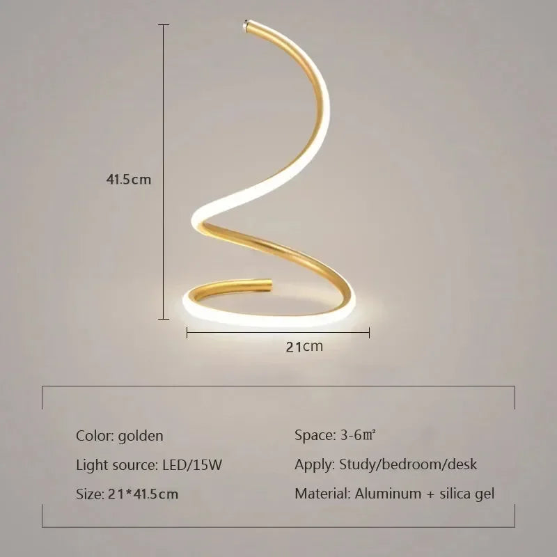 Skorter | GlowStream - Modern LED Table Lamp