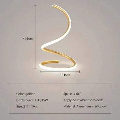 Skorter | GlowStream - Modern LED Table Lamp