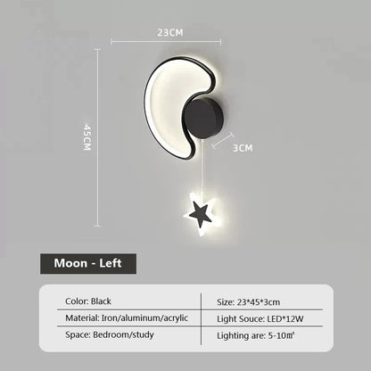 Skorter | Star Light - Clouds and Moon Wall Lamp