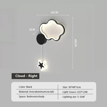 Skorter | Star Light - Clouds and Moon Wall Lamp