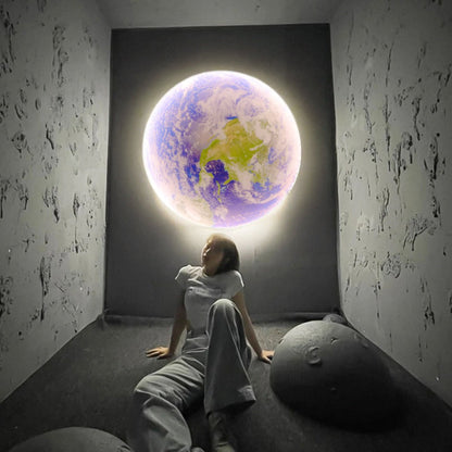 Skorter | 3D LED Moon or Earth Ceiling or Wall Lamp (3 Styles) 24CM-80CM