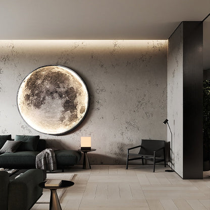Skorter | Modern LED Wall Lamp Moon Indoor Lighting for Bedroom Living Room Home Decoration Fixture Light Decorate Chandeliers Lamps